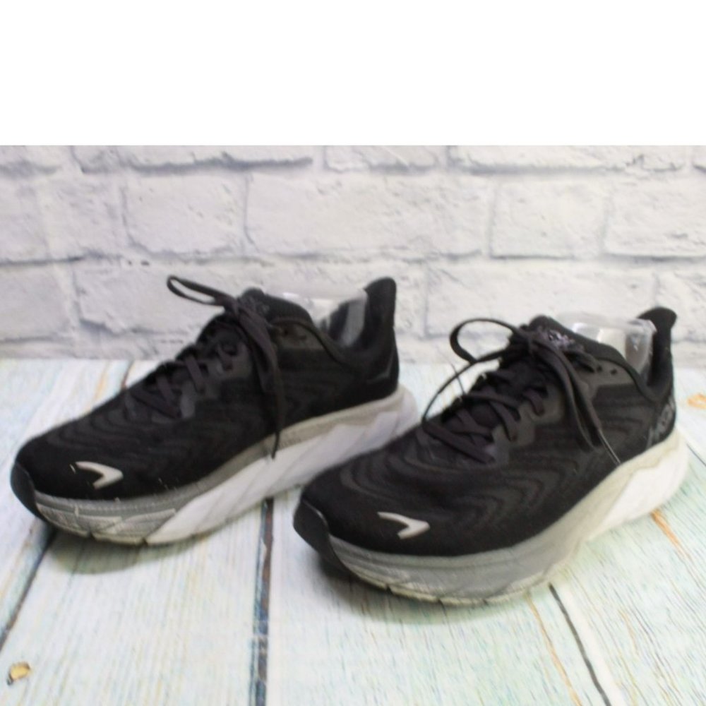 Hoka One One Arahi 6 Black Mesh Lace Up Running Sneaker Shoes Size 10 B - Picture 9 of 9